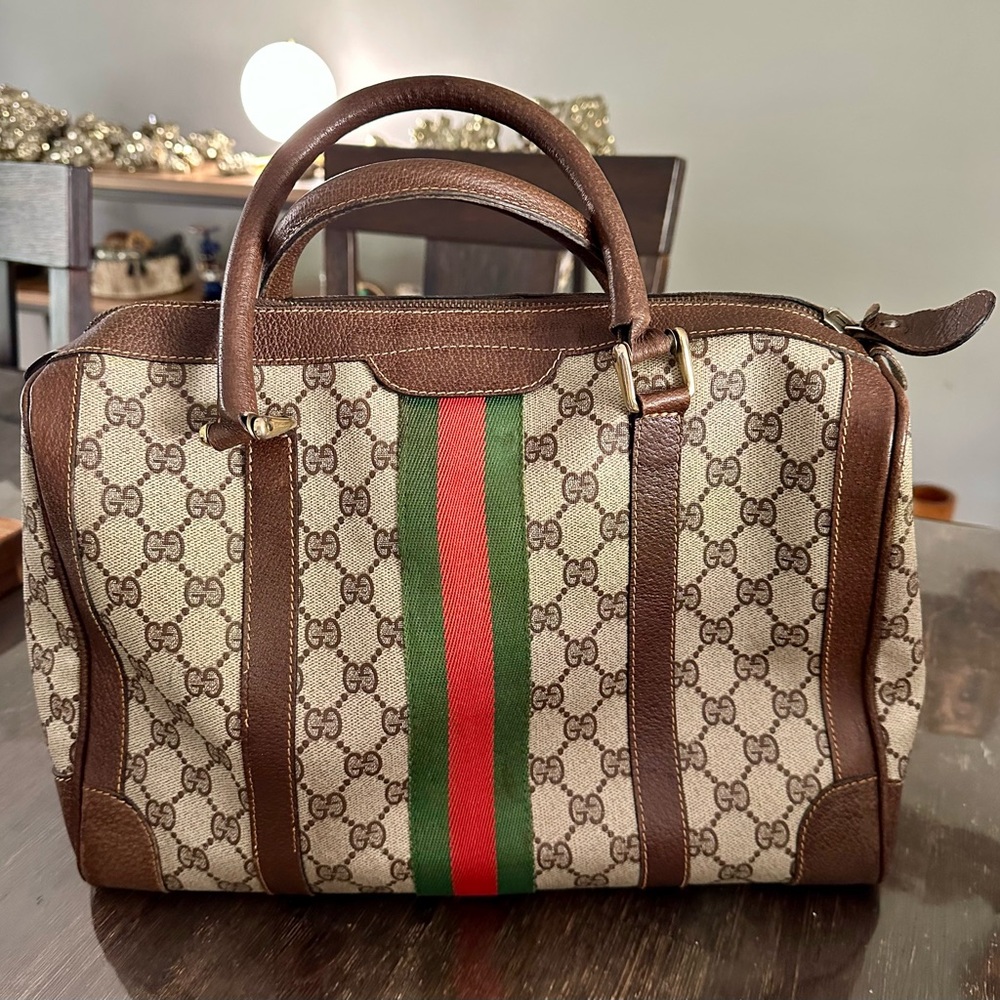 Vintage Gucci GG Ophidia Boston